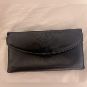 Vintage Rolfs Cowhide Leather Black Wallet